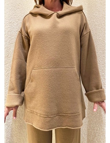 PULL A CAPUCHE NUDE 1101W24462 le concept de la Pate a emporter 