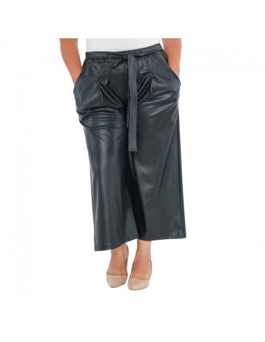 JUPE-CULOTTE SIMILICUIR AVEC CEINTURE acheter